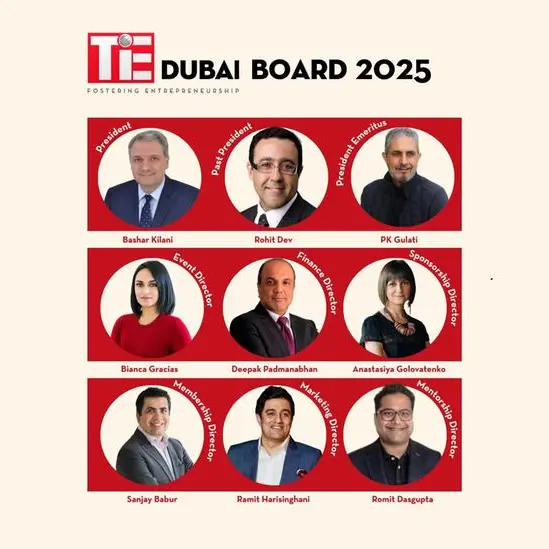 TiE Dubai unveils new Board for 2025–2026 term to propel entrepreneurial growth across the MENA region