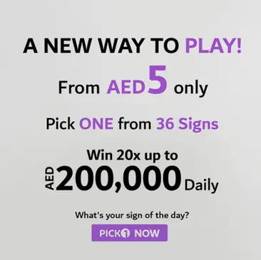 Emirates Draw introduces \"PICK1\": A new game with daily wins