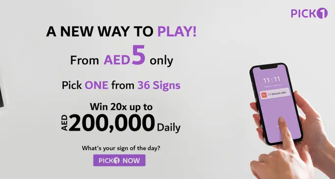 Emirates Draw introduces \"PICK1\": A new game with daily wins