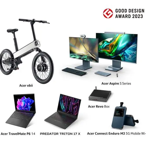 Acer’s ebii e-bike and computer products honored in 2023 Good Design Awards