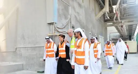 UAE Minister of State for Food Security Visits Agthia's Flour and Animal Feed Facility Grand Mill