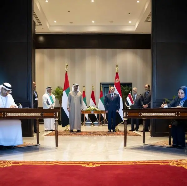 UAE President, Egyptian counterpart witness signing of agreement to develop one of world’s largest onshore wind projects in Egypt