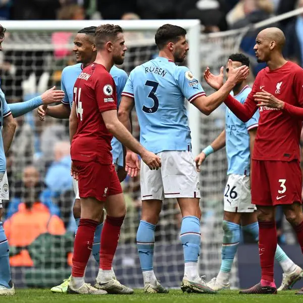 Man City thrash Liverpool but Jesus keeps Arsenal eight points clear