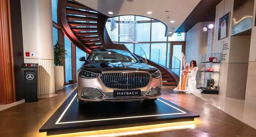 Nasser Bin Khaled Automobiles hosts a special display for the new Mercedes-Maybach EQS SUV in Qatar