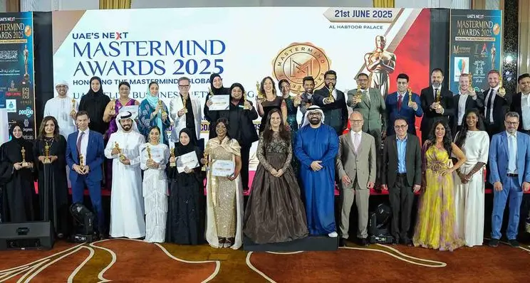 UAE’s Next MasterMind Awards 2025 honours leaders shaping future of innovation and influence in Middle East