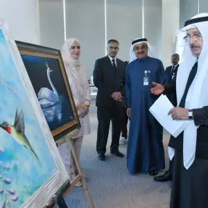 Al Baraka celebrates Art Week in headquarters with an Art Exhibition by employees