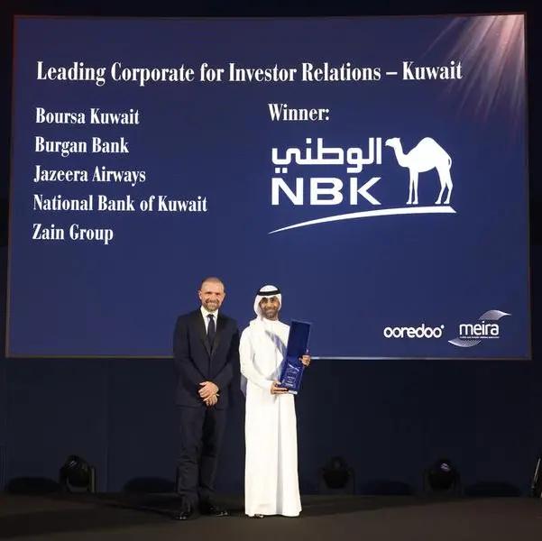 NBK Named Leading Corporate for Investor Relations in Kuwait