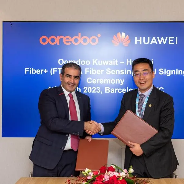 Ooredoo and Huawei sign agreement to jointly develop fiber-optic sensing smart solution