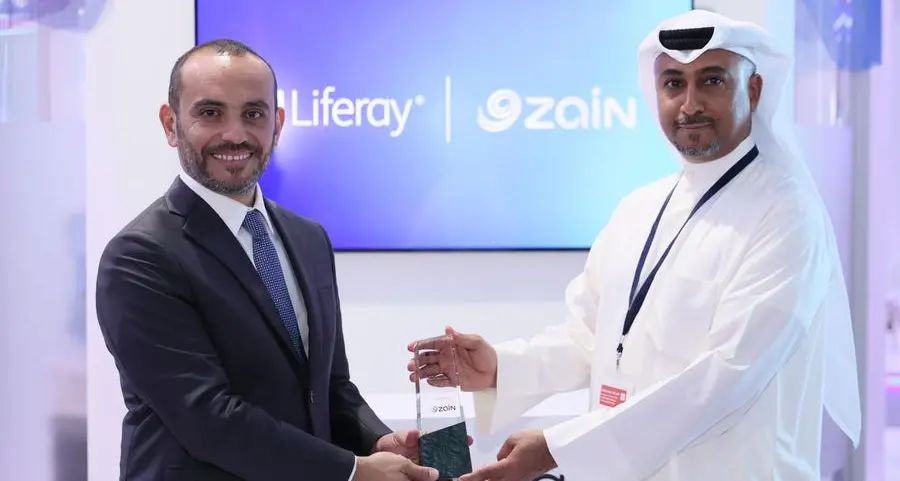 Zain Kuwait awarded best B2C & Marketplace for its innovative digital experiences by Liferay