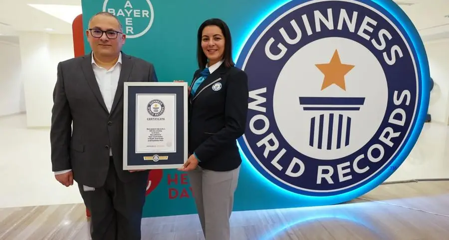 Bayer clinches Guinness World Record for most cardiovascular disease screenings in 12 hours