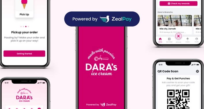 ZealPay launches Dara's Ice Cream App