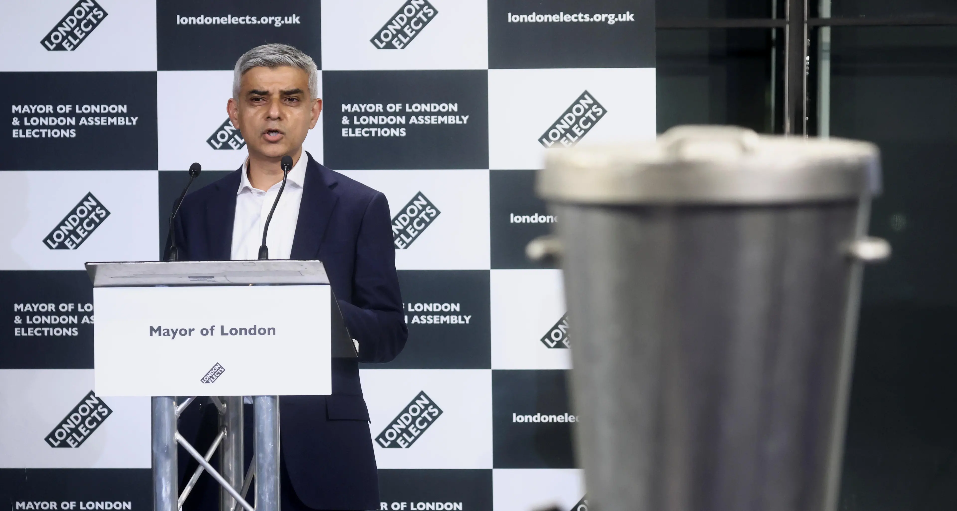 Labour's Sadiq Khan re-elected London mayor