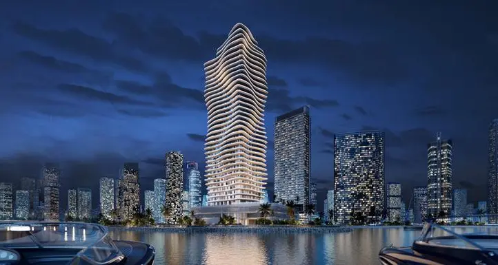 ELIE SAAB Waterfront by Ohana - The new Abu Dhabi tower looks like a silk dress dancing in the wind