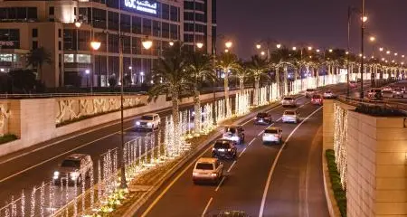 UDC decorates The Pearl-Qatar with thousands of lights