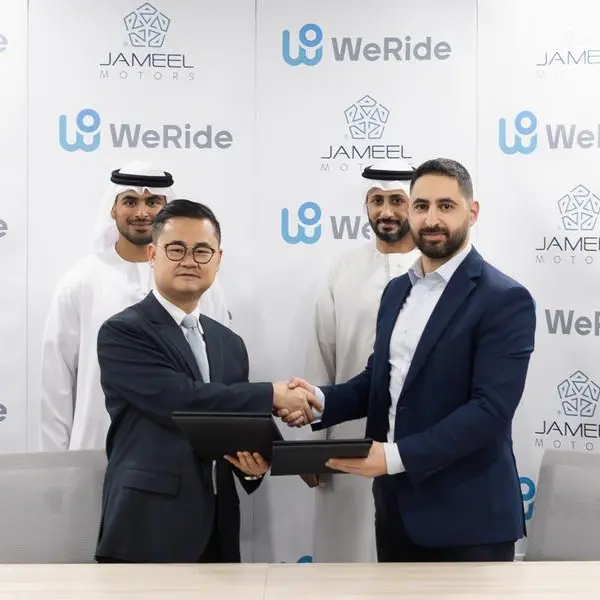 Jameel Motors and WeRide partner to advance Dubai’s commercial driverless Robotaxi rollout