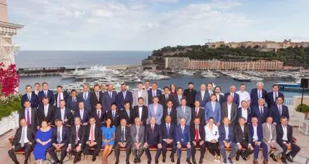 Osama Ali and Omar Ali of Petra Engineering Industries Co. participate in EY World Entrepreneur Of The Year 2018 in Monaco