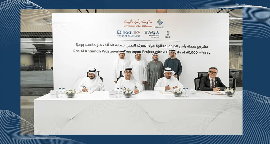 RAKWA signs project agreements with EWE–SAUR–TAQA consortium for Ras Al Khaimah’s first large-scale wastewater PPP project