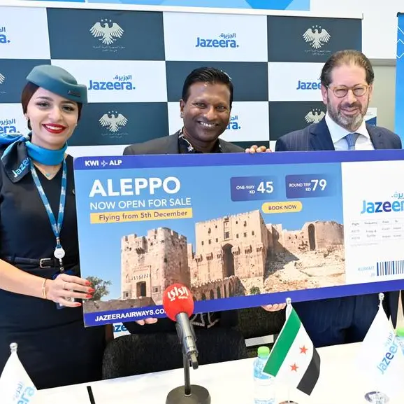 Jazeera Airways reopens Aleppo route with two flights weekly
