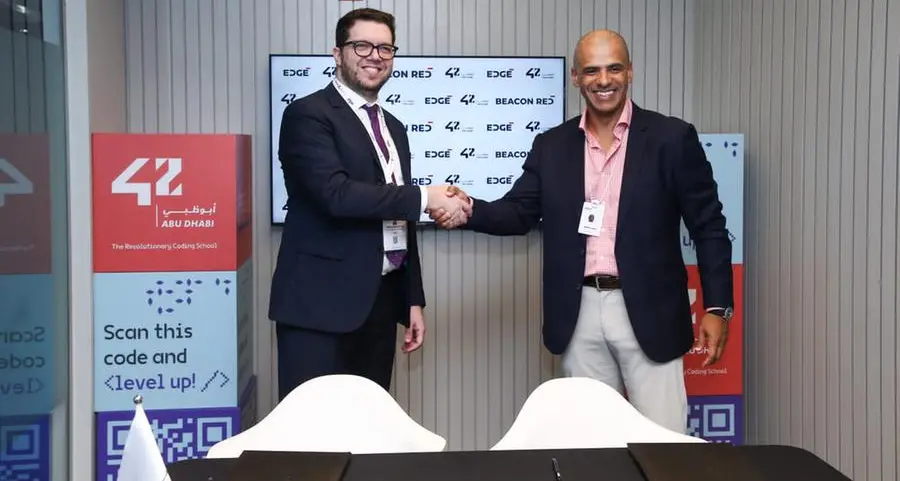 42 Abu Dhabi and EDGE entity BEACON RED Sign Agreement at ISNR 2022