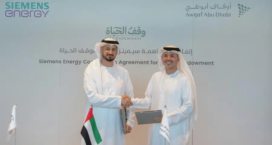 Siemens Energy contributes to Awqaf Abu Dhabi’s ‘Life Endowment’ campaign
