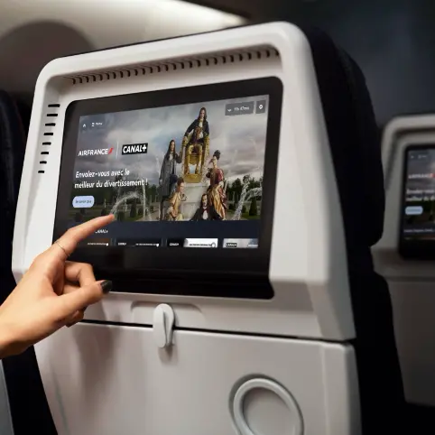 Air France is launching CANAL+ on board its long-haul flights