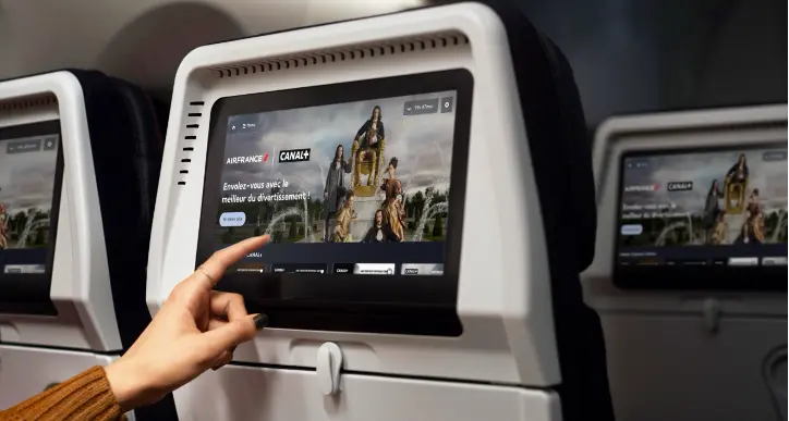 Air France is launching CANAL+ on board its long-haul flights