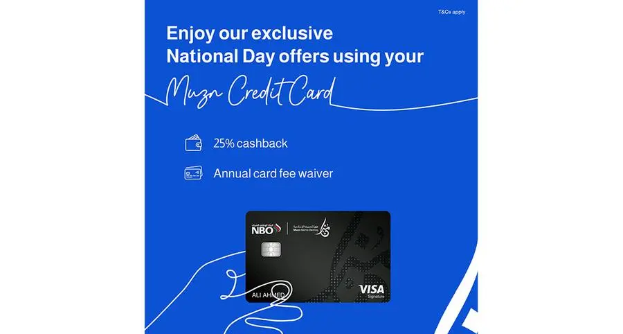 Muzn Islamic Banking launches credit card campaign with 25 percent cashback and annual fee waiver