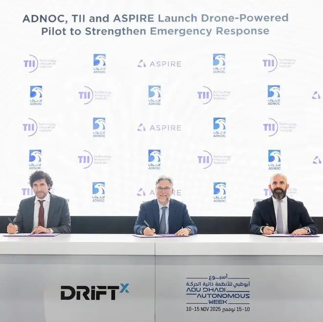 ADNOC, TII and ASPIRE begin autonomous drone integration to transform emergency response operations