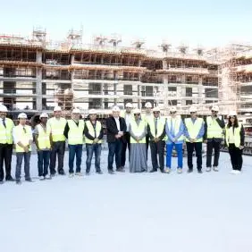 Construction work on 'Marassi shores residences'progresses ahead of schedule