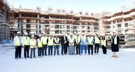 Construction work on 'Marassi shores residences'progresses ahead of schedule