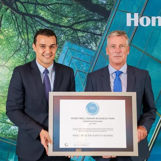 Honeywell achieves its first well health-safety rating from the International Well Building Institute at UAE office