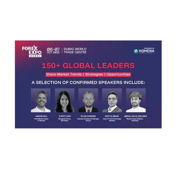 Forex Expo Dubai 2025 Conference to Feature 150+ Global FX and Fintech Leaders