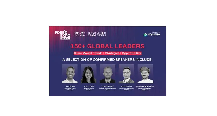 Forex Expo Dubai 2025 Conference to Feature 150+ Global FX and Fintech Leaders