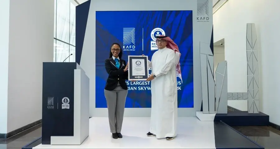 KAFD receives prestigious Guinness World Record for the world’s largest continuous pedestrian skywalk network