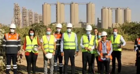 French ambassador visits Lafarge Egypt