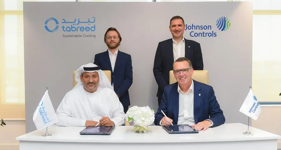 Tabreed and Johnson Controls enter long-term agreement for development and supply of next generation cooling technology