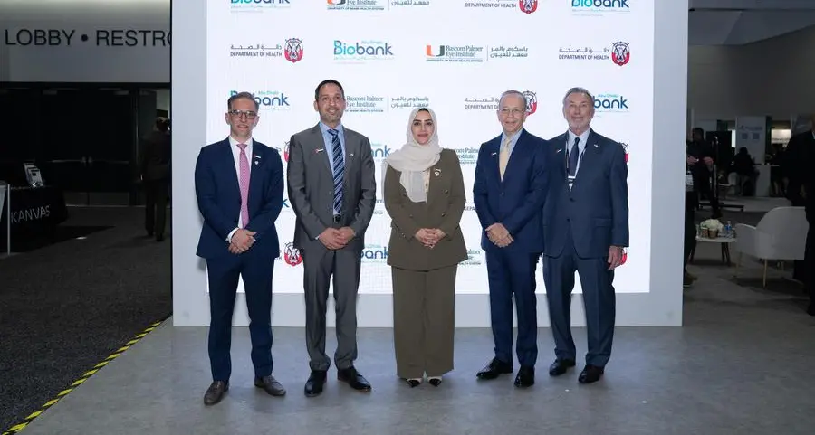 Abu Dhabi Biobank and Bascom Palmer Eye Institute partner to establish the Middle East's first Eye Bank in Abu Dhabi