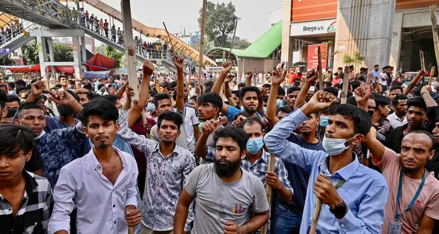 Bangladesh protests halt production for top fashion brands: union