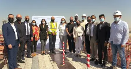 Ellington Properties celebrates topping out of Belgravia Heights I in Jumeirah Village Circle