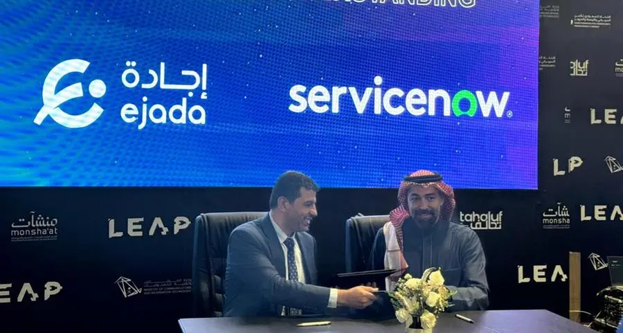 Ejada partners with ServiceNow to accelerate digital transformation in Saudi Arabia