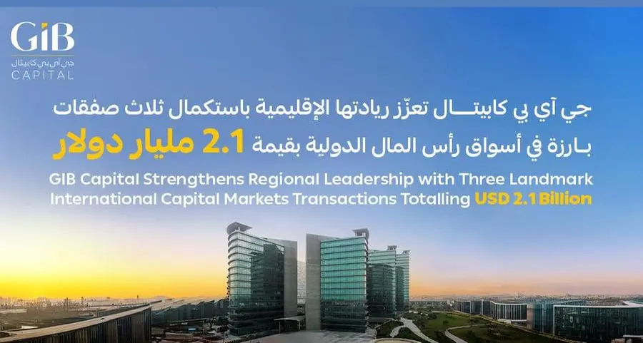 GIB Capital strengthens regional leadership with three landmark international capital markets transactions totalling $2.1bln