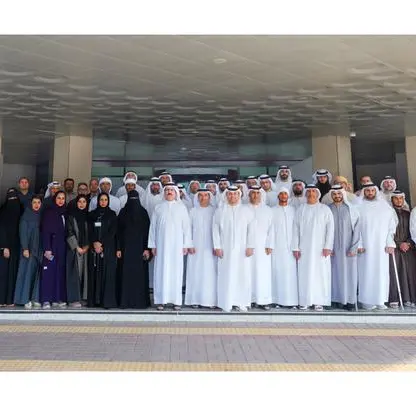 HE Saeed Mohammed Al Tayer meets some of DEWA’s employees of determination during an inclusion event