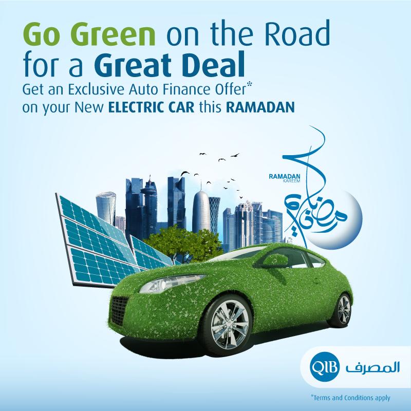 QIB launches exclusive Ramadan auto financing offers with additional incentives to purchase electric cars