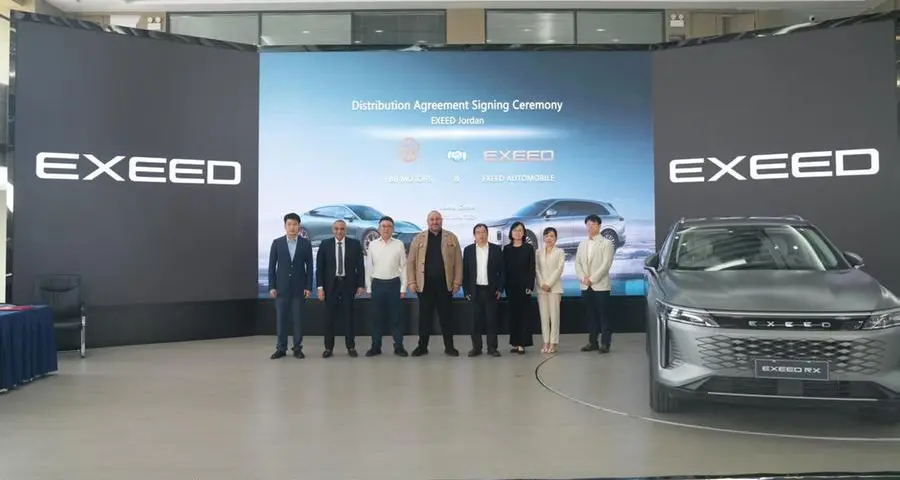 FBB Holding LLC signs strategic partnership with EXEED to launch the automotive brand in Jordan