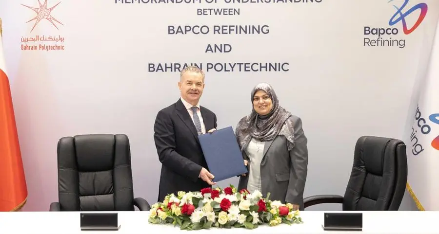 Bapco Refining and Bahrain Polytechnic signs MoU