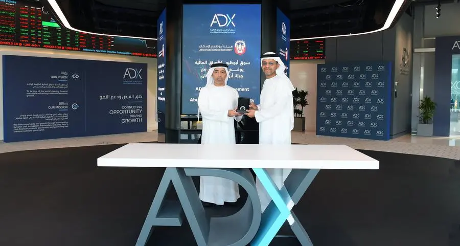 Abu Dhabi Securities Exchange and Abu Dhabi Housing Authority sign agreement to enhance service excellence for Emiratis