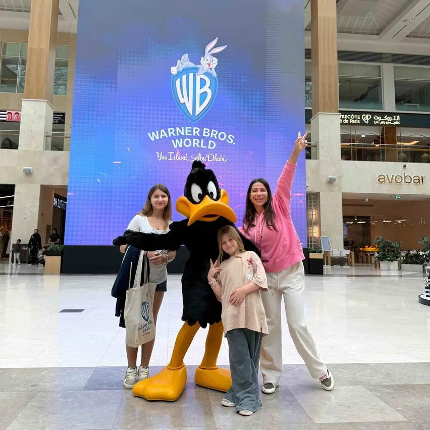 Characters from Yas Theme Parks spread joy with surprise appearances at Yas Mall