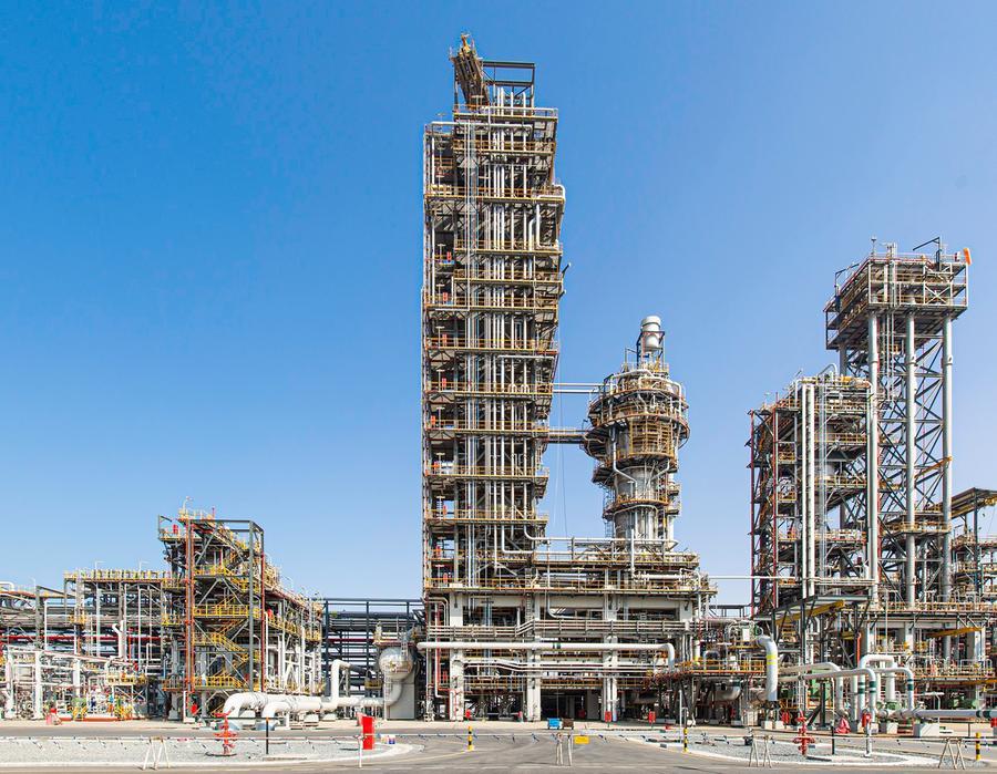 Borouge's fifth polypropylene plant (PP5), a part of its integrated polyolefins complex in Ruwais, near Abu Dhabi. Image courtesy Borouge.
