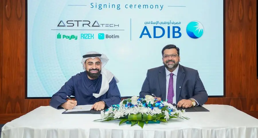 ADIB signs an agreement with Astra Tech