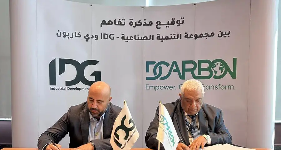Industrial Development Group signs MoU with DCarbon to enhance sustainability and reduce operational costs in industrial parks